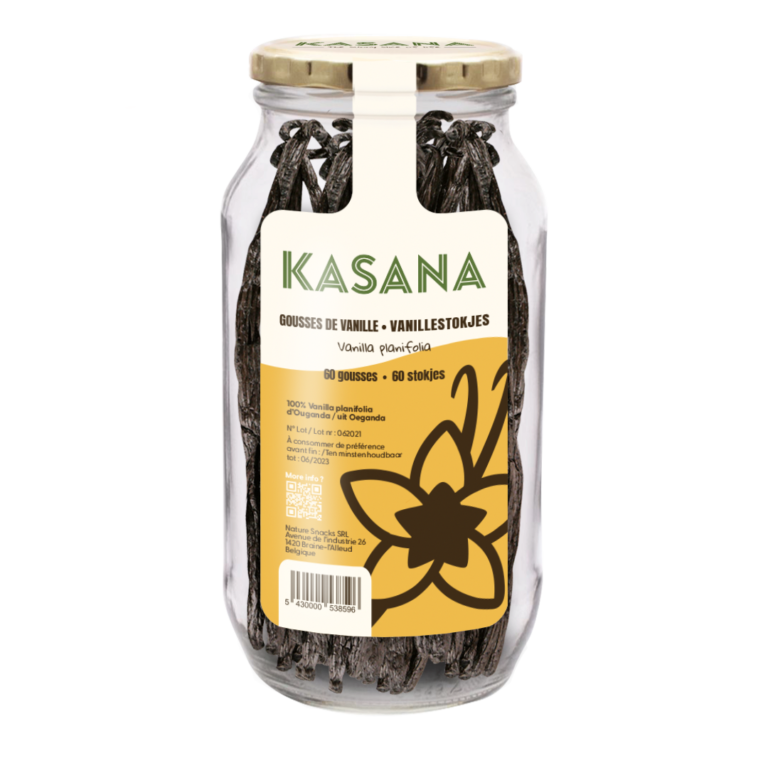 Nos gousses de vanille en format vrac - Kasana Bio